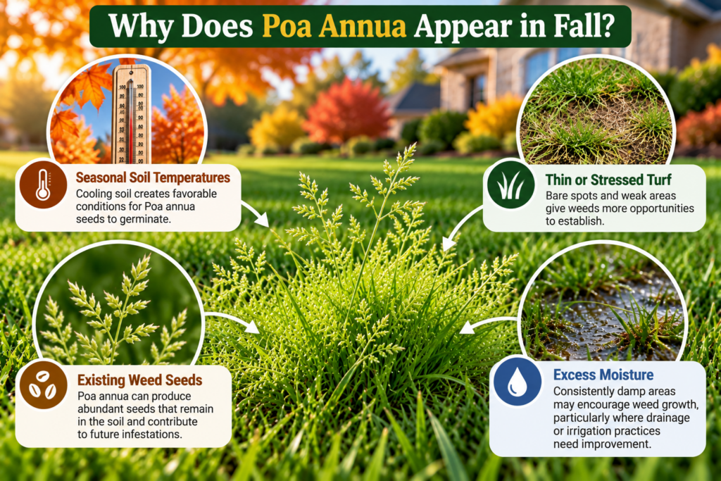 poa annua in fall